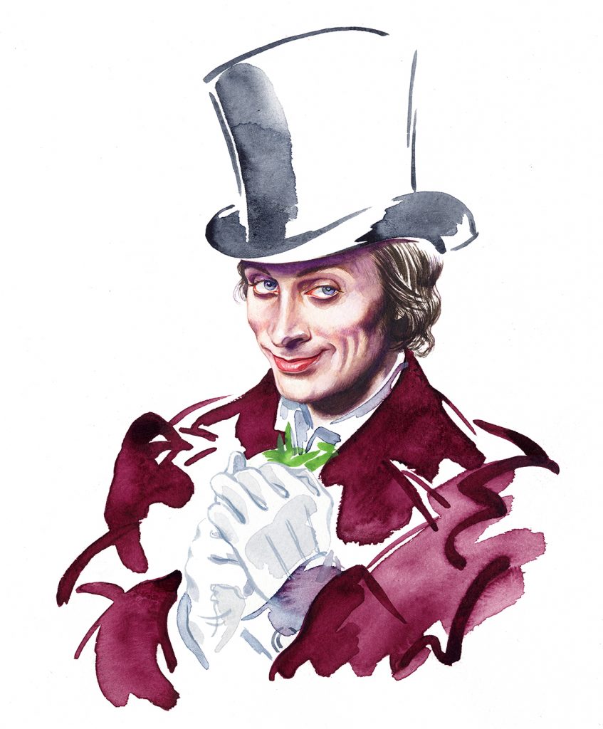 Illustration Portraits BBC Theatre Charles Dickens Steerforth