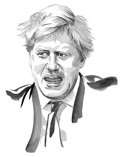 Illustration Portraits Boris Johnson The Independent Newspaper